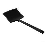 Paquete de 2 espátulas de silicona para cocinar de 13 cm de ancho para volteador con mango antideslizante, utensilios de cocina resistentes al calor para voltear panqueques, carne de res, pizza y