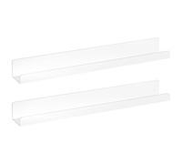 Paquete de 2 estantes magnéticos | Soporte flotante de metal para exhibición de libros, estantería para pizarra blanca, suministros escolares para pizarra, refrigerador, profesor, escritorio, taquilla