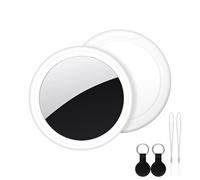 Paquete de 2 etiquetas Air Tracker [certificado Apple MFi] con Find My (solo iOS), buscador de llaves sin necesidad de aplicación, impermeable, 365 días en espera, cartera, bolsa de llaves, rastreador