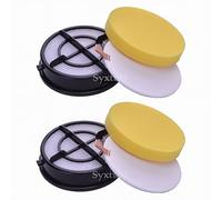 Paquete de 2 filtros 16871 para borradores de pelo de mascotas Bissell Febreze, filtros de repuesto para aspiradora vertical, modelo 1650, 1650A, 1650C, 16501, 16502, 1650P, 1650R, 1650W, parte