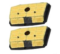 Paquete de 2 filtros de aire 1137 120 1604 compatibles con MS193 MS193T MS193TC MS194 MS194T Motosierras de plástico para mantenimiento de equipos eléctricos al aire libre y imp