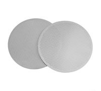 Paquete de 2 filtros de café reutilizables de acero inoxidable de 61 mm para cafeteras AeroPress (A)