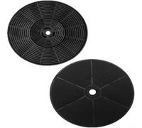 Paquete de 2 filtros de campana extractora WRHF004S2 para campanas convertibles de isla de vidrio de acero inoxidable, repuesto de carbón activado compatible con la serie W109C30W W108C30W