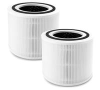 Paquete de 2 filtros de repuesto Core 300 para LEVOIT Core 300, Core 300S/300-P y Core P350, filtro de carbón activado True H13 HEPA 300-RF de alta eficiencia (blanco)