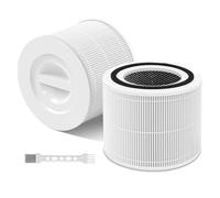 Paquete De 2 Filtros De Repuesto For Purificador De Aire Core 300, Compatible Con Purificador De Aire LEVOIT Core 300/Core 300S/Core 300-P, HEPA Verdadero De Grado H13 3 En 1