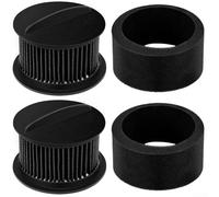 Paquete de 2 filtros de repuesto para Bissell para PowerForce y para Helix sin bolsa, espuma fácil de enjuagar y filtros plisados