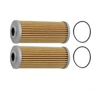 Paquete de 2 filtros de repuesto para sistema de filtración de motor de tractor con prefiltro de malla de acero inoxidable y trampa de contaminantes finos de fibra de vidrio