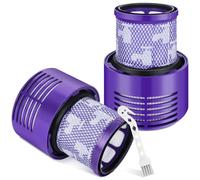 Paquete de 2 filtros de repuesto V10 para Dyson, filtro de vacío reutilizable para Dyson SV12 V10 Cyclone Series, Absolute, Animal, Motorhead, Total Clean, reemplaza la pieza No. 969082-01