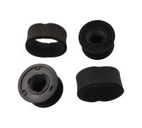 Paquete de 2 filtros de vacío lavables plisados y de espuma para modelos Bissell PowerForce, Helix, CleanView y PowerGroom sin bolsa (1240U/V, 6594, 6582, 22C1, 68C7, 98N4)