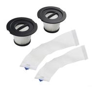 Paquete de 2 filtros lavables para H.Koenig UP600 UP810 para aspiradora inalámbrica Powerclean reutilizable HEPA filtro de repuesto de alta eficiencia recogedor de polvo de repuesto