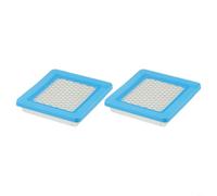 Paquete de 2 filtros para cortadoras de césped compatibles con GC GVC 135 160 190 GX100 Reemplaza 17211-ZL8-000 17211-ZE8-000 17211-ZL8-023 Material ABS, fácil instalación, tamaño 133 x 114 x 21 mm