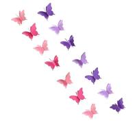 Paquete De 2 Flores De Papel De Mariposa, Decoraciones Colgantes De Mariposas, Decoraciones Creativas, Decoración De Habitaciones, Accesorios De Decoración De Fiestas, Escuelas