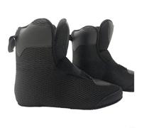 Paquete de 2 forros para patines con acolchado de espuma gruesa para mayor comodidad, parte superior de poliuretano y suela de TPR para pistas de hielo para sesiones, color negro (42)