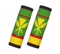 Paquete de 2 fundas acolchadas para manijas de equipaje con bandera de Native Hawaii, para maletas, refrigerador, horno, coche y más