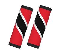 Paquete de 2 fundas acolchadas para manijas de equipaje, diseño de bandera de Trinidad y Tobago, para maletas, refrigerador, horno, coche y más