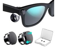 Paquete de 2 fundas de bloqueo de luz LED para Ray-Ban Meta Wayfarer/Skyler/Headliner Gen2/Oakley Meta HSTN, accesorios de gafas inteligentes, cubierta LED ajustable para gafas Meta, bloqueo fácil de