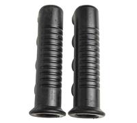 Paquete de 2 fundas de goma para mango de carretilla de 110 mm de largo x 14-21 mm de diámetro, empuñaduras de repuesto de tubo redondo para carritos de construcción de jardín, antideslizantes