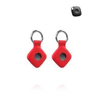 Paquete de 2 fundas de silicona para Tile Life360 Mate 2024, a prueba de golpes, compatible con señal y fácil de quitar, para localizador de ubicación, diseño duradero, ecológico y antipérdida, color