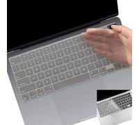 Paquete de 2 fundas de teclado para MacBook Air M4 M3 M2 2025-2023 de 13.6 pulgadas, 15.3 pulgadas, A2941, A3114, A2681, A3113 y MacBook Pro 2023-2021 de 14 pulgadas, 16 pulgadas, M4 M3 M2 M2 1 Pro