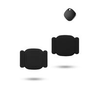 Paquete de 2 fundas magnéticas de silicona para ATUVOS Air Tag Anti-Loss Tracker, daunke cubierta de protección completa (adecuada para ancianos, mascotas, mochilas, equipaje, niños, llaves
