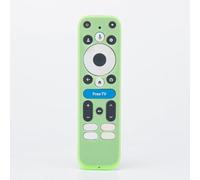 Paquete de 2 fundas para mando a distancia 4K Pro, compatible con Free TV Button Onn 4K Plus/Pro Remote | Brilla en la oscuridad (amarillo + morado)