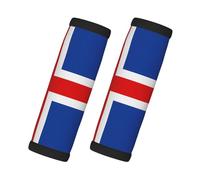 Paquete de 2 fundas para manijas de equipaje de la bandera de Islandia, adecuadas para equipaje, bolsas de viaje, carros y otros accesorios de viaje