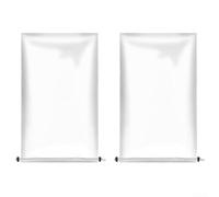 Paquete de 2 fundas para refugio de plantas con cordón, diseñadas con película de polietileno impermeable que proporciona aislamiento y transmisión de luz solar (120 x 180 cm)