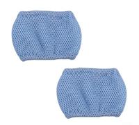 Paquete de 2 fundas protectoras de malla para dispositivos inflables de filtración de piscina, se adapta a conjuntos de filtro de 13 x 9,5 cm