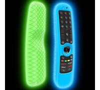 Paquete de 2 Fundas Protectoras de Silicona para LG MR21GA MR22GA MR23GA MR24GN Control Remoto [Antideslizante] Funda Protectora a Prueba de Golpes para LG Magic Remote 2021-2024, Funda con Soporte