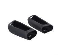 Paquete de 2 fundas protectoras de silicona resistente a la intemperie para eufyCam 3, cubierta negra de cámara con agujeros de ventilación, compatible con cámara de seguridad