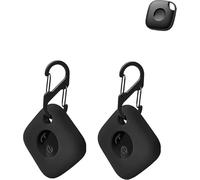 Paquete de 2 fundas protectoras para Tile Life360 Mate 2024, llavero de silicona con rastreador de prevención de pérdidas, funda duradera y elegante, impermeable, a prueba de caídas, funda protectora
