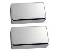 Paquete de 2 fundas selladas para pastillas Humbucker para piezas de guitarra eléctrica, color plateado