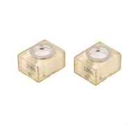 Paquete de 2 fusibles de terminal MRBF impermeables IP66 para fusible de clasificación marina, protección de circuito CC de RV, vehículo eléctrico, grúa, portafusibles de perno M8, fusible de CC de