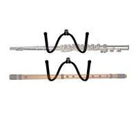 Paquete de 2 ganchos universales para flautas, soporte de pared para colgar en la pared, soporte de pared plano para todas las flautas, accesorios de soporte para pared del hogar o estudio