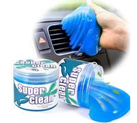Paquete de 2 geles de limpieza, masilla de limo de coche, herramientas de detalles de automóviles, limpiador universal perfumado interior reutilizable, limpiador de polvo para grietas de teclado