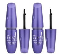 Paquete de 2 geles para cejas con tatuaje, aspecto natural, tatuajes para cejas, despegables, impermeables y a prueba de manchas, dura hasta 3 días, fórmula fácil de despegar, marrón
