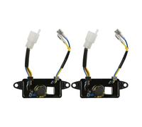 Paquete de 2 generadores reguladores de voltaje, generador AVR de 2 a 3 KW, condensadores grandes, alta estabilidad, ajustable, rectificador automático monofásico de 250 V y 220 UF