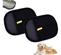 Paquete de 2 guantes removedores de de mascotas, reutilizables para eliminación estática, aseo G loves para perros y gatos, guante de aseo de doble cara Pe t Glo ves P et Ha ir Remo ver