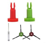 Paquete de 2 hebillas de motor de cepillo lateral con cepillos y destornillador para ECOVACS/para DEEBOT/para OZMO 950 920 N5 N8/ para T5 para T9 T8 X1 para T10 Robot Partes de aspiradora