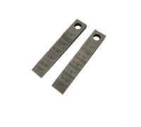 Paquete de 2 herramientas de cuña de tubo con diseño de calibre escalonado para medir y ajustar huecos de soldadura, construcción de metal fuerte para uso industrial repetido
