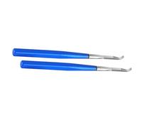 Paquete de 2 herramientas de extracción de mano de reloj de aleación con agarre ergonómico adecuado para un manejo cómodo, fácil extracción de agujas y pines, herramienta multiusos para reloj