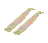 Paquete de 2 herramientas de limpieza de ranura de barra guía de acero al carbono con chapado en zinc para mantenimiento de barra guía de motosierra, se adapta a la mayoría de modelos de motosierra