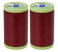 [Paquete de 2] Hilo para acolchado manual Coats & Clark Dual Duty Plus, 325 yardas, color ron y pasas, s960-7890