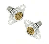 Paquete de 2 interruptores de límite de horno 626613, seguridad de reinicio automático de 76.7 °C abierto/cierre de 54.4 °C, pieza de repuesto de metal HVAC para reparación del sistema de calefacción