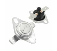 Paquete de 2 interruptores de límite de reinicio manual 626599R para horno HVAC, termostato de protección contra sobrecalentamiento de alta temperatura de 0.97 pulgadas, color plateado