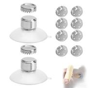 Paquete De 2 Jabonera Magnetica Jabonera Imantada Incluye 8 Jaboneras - No Requiere Taladro - Montaje Resistente para Ducha Lavabo Baño Y Cocina