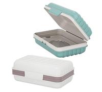 Paquete De 2 Jaboneras Portátiles, Jaboneras De Viaje, Jaboneras A Prueba De Fugas, Jaboneras De Drenaje, Suministros De Baño