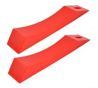 Paquete de 2 juntas de silicona para una fácil carga de la placa, alternativa de peso muerto antideslizante para gimnasio en casa, levantamiento de potencia para sentadillas, negro, rojo, azul, 23 x