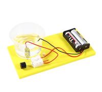 Paquete De 2 Kit Montaje Alarma Lluvia DIY Circuito Detección Agua Material Experimento Física STEM Modelo Educativo Invención Hecha A Mano For Estudiantes