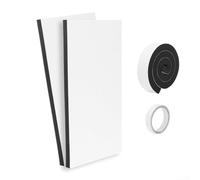 Paquete de 2 kits de aislamiento de espuma de CA para ventana, 17 x 9 x 7/8 pulgadas, paneles laterales, kit de aislamiento de espuma de CA para ventana, paquete de 2 paneles laterales de 17 x 9 x 7/8